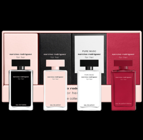 Narciso Rodriguez Coffert 4x7,5ml 30ml (Neues Desing)