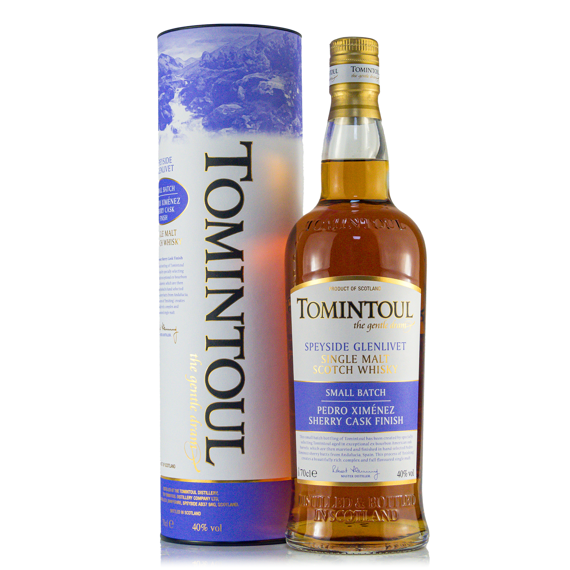 Tomintoul Small Batch PX Cask 40%vol.  0,7 Liter