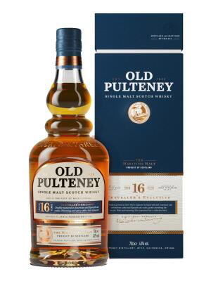 Old Pulteney 16 years old  Travel Retail 0.7 liters 43% vol. Old Pulteney 16 years old  Travel Retail 0.7 liters 43% vol.