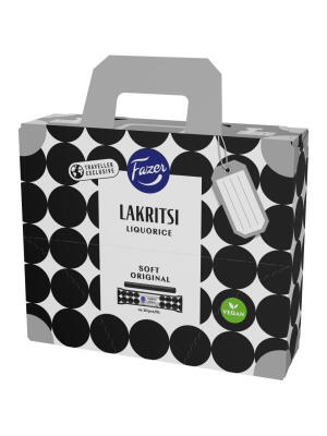 Fazer Lakritsi Original Lakritzstangen im Tragekoffer 400g