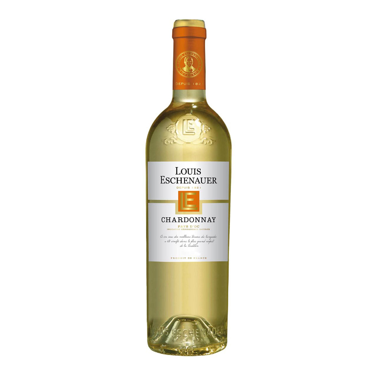 Louis Eschenauer, Chardonnay, Languedoc, IGP, dry, white 13%vol.  0.75Liter