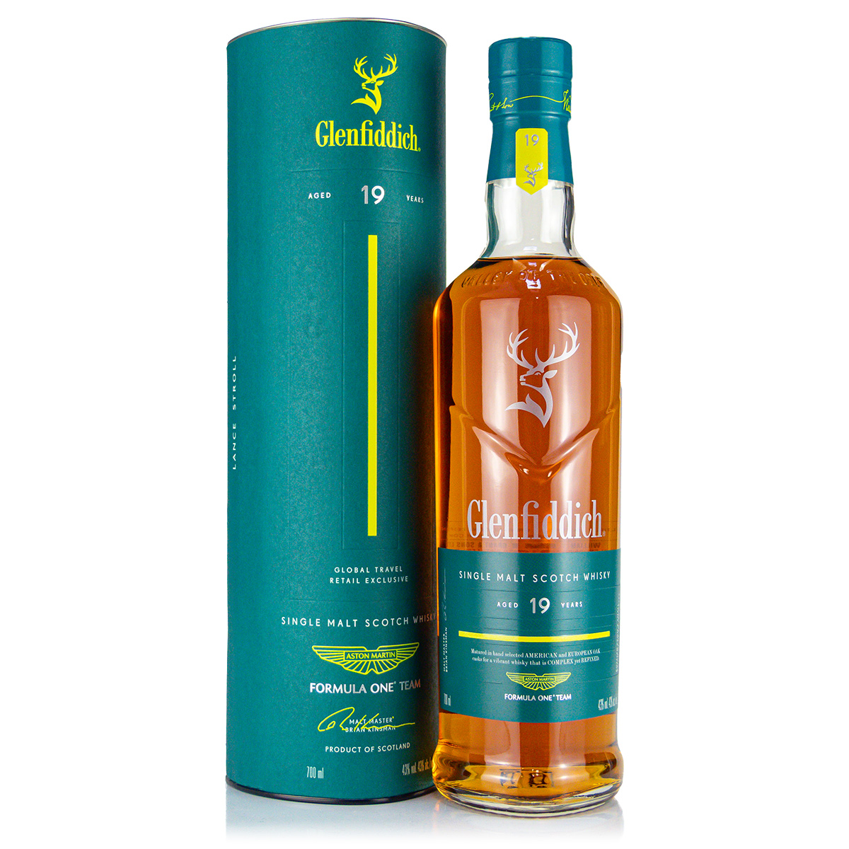 Glenfiddich 19 Jahre Aston Martin Formula One 43%vol. 0,7 Liter