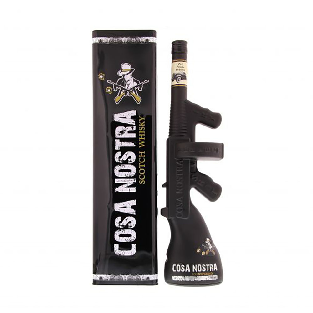 Cosa Nostra Whiskey Tommy Gun 0.7 liters 40% vol. Cosa Nostra Whiskey Tommy Gun 0.7 liters 40% vol.