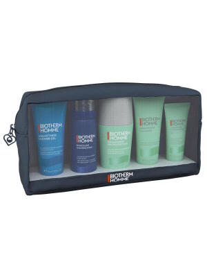 Biotherm Men Aquapower Routine Pouch Set 225ml