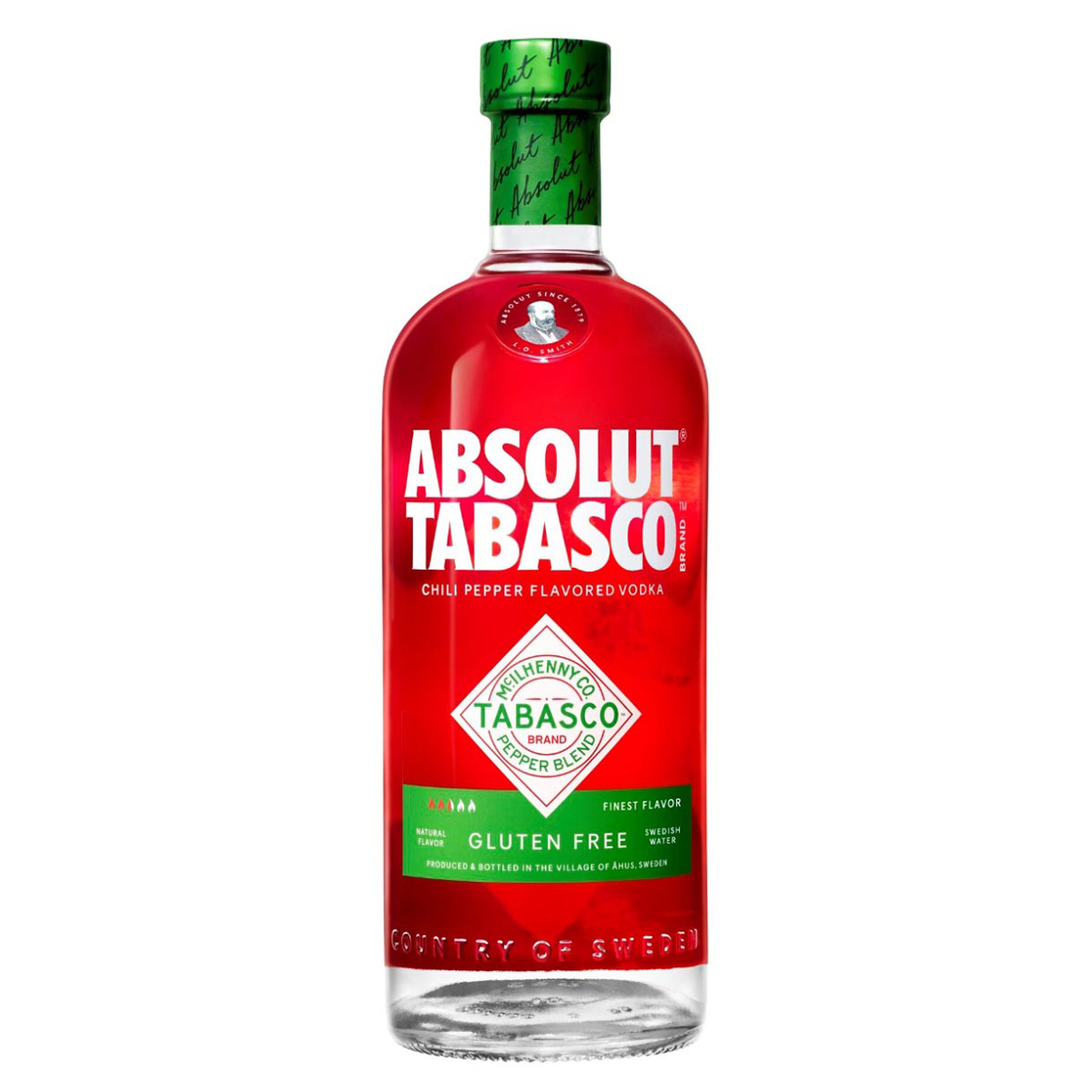 Absolut Tabasco Vodka  38%vol. 1 Liter