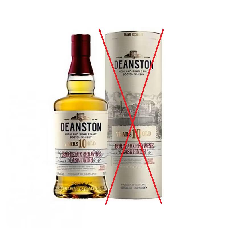 Deanston 10 Years Bordeaux Red Wine Cask 0.7 liters 46% vol.