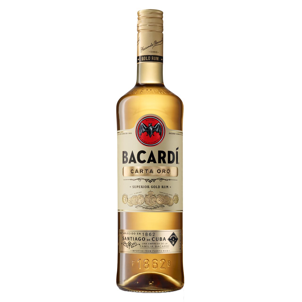 Bacardi Carta Oro 40%vol. 1 Liter