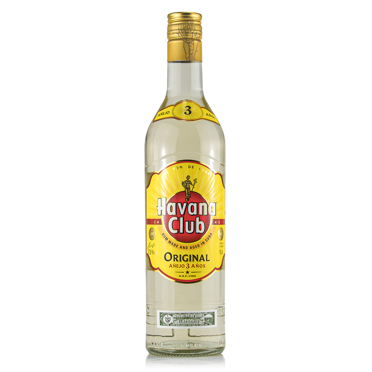 Havana Club Anejo 3 Years 37,5%vol. 0,7 Liter Havana Club Anejo 3 Years 37,5%vol. 0,7 Liter