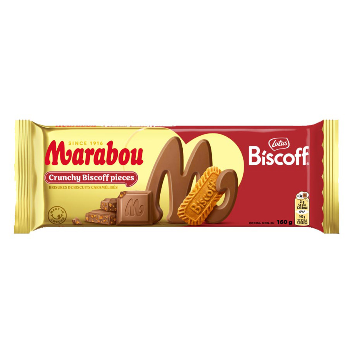 Marabou Biscoff Schokolade 160g