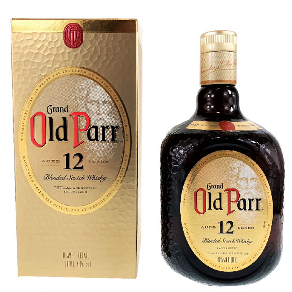 Grand Old Parr 12 years 1 liter 40% vol. Grand Old Parr 12 years 1 liter 40% vol.