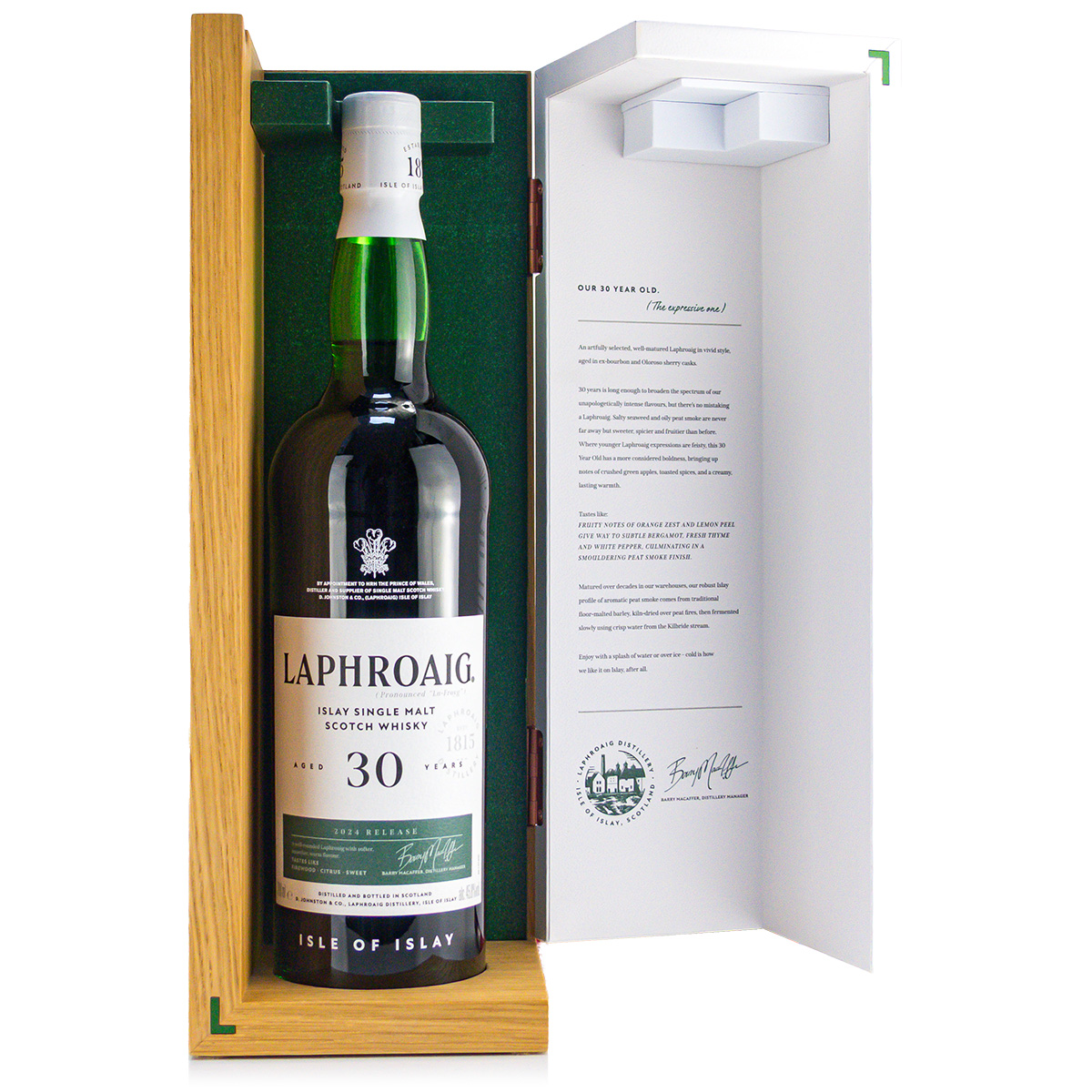 Laphroaig 30 Jahre  Islay Single Malt Scotch Whisky 45.8%vol. 0.7 Liter