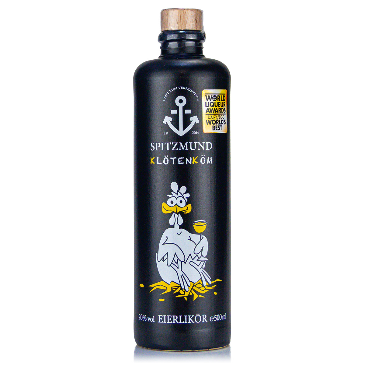 Spitzmund Klötenköm Eierlikör 20%vol.  0,5 Liter