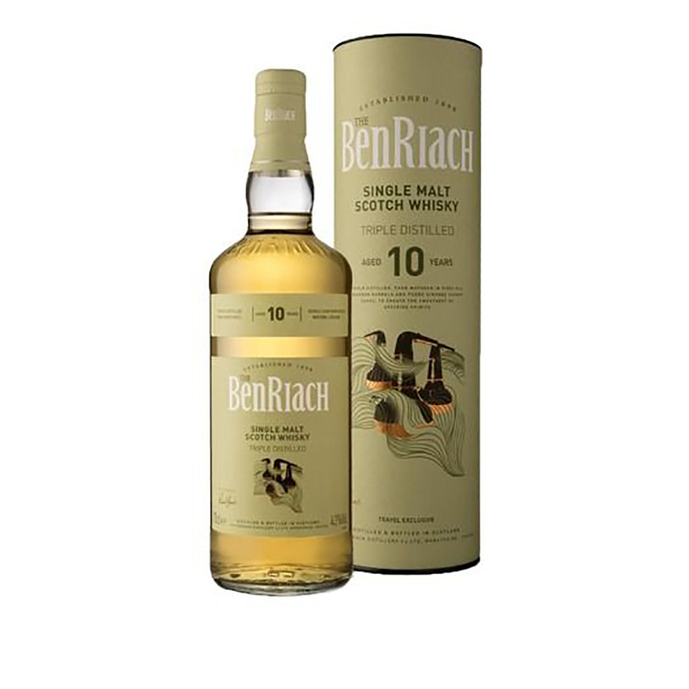 BenRiach Triple Distilled 10 Years 0.7 liters 43% vol. BenRiach Triple Distilled 10 Years 0.7 liters 43% vol.