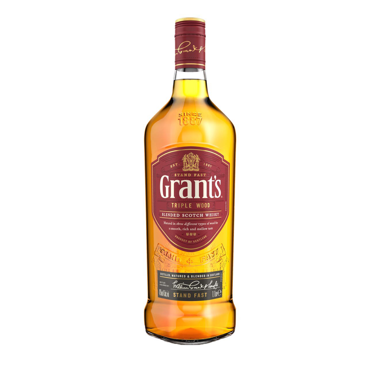 Grant's Triple Wood Reserve 1 liter 43% vol. Grant's Triple Wood Reserve 1 liter 43% vol.