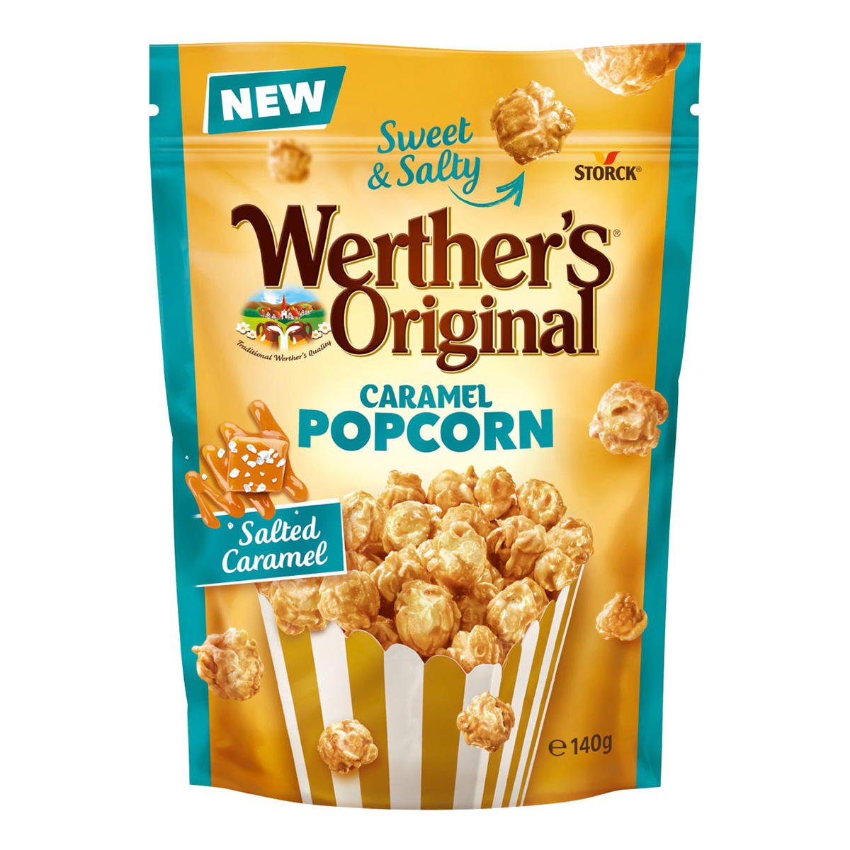 Werthers Original Salted Caramel Popcorn 140g