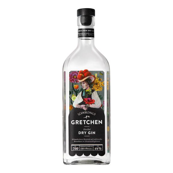 Schladerer Gretchen Dry Gin 44%vol. 0,7 Liter