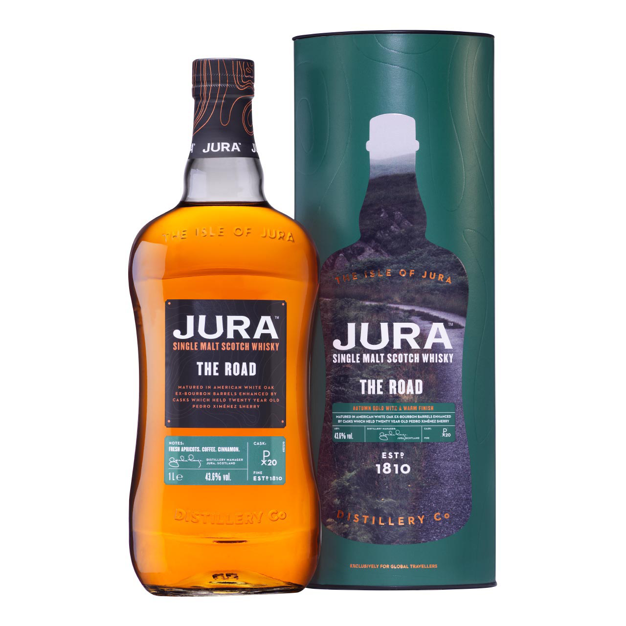 Jura The Road Whiskey 1 liter 43.6% vol. Jura The Road Whiskey 1 liter 43.6% vol.