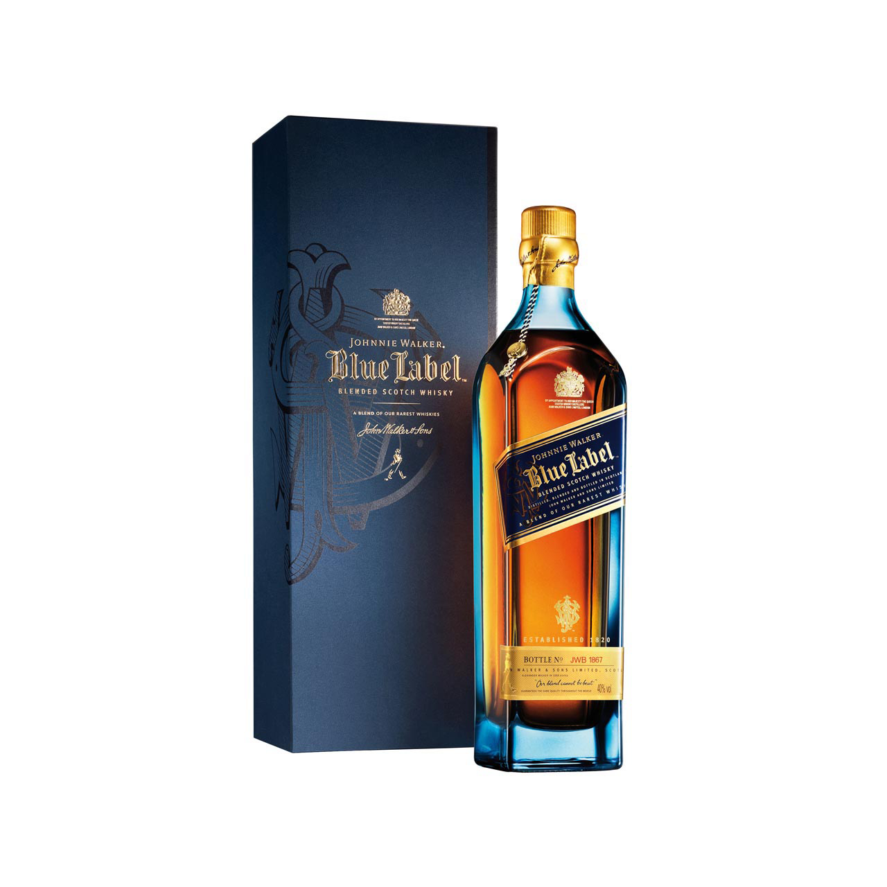 Johnnie Walker Blue Label 1 liter 40% vol. Johnnie Walker Blue Label 1 liter 40% vol.