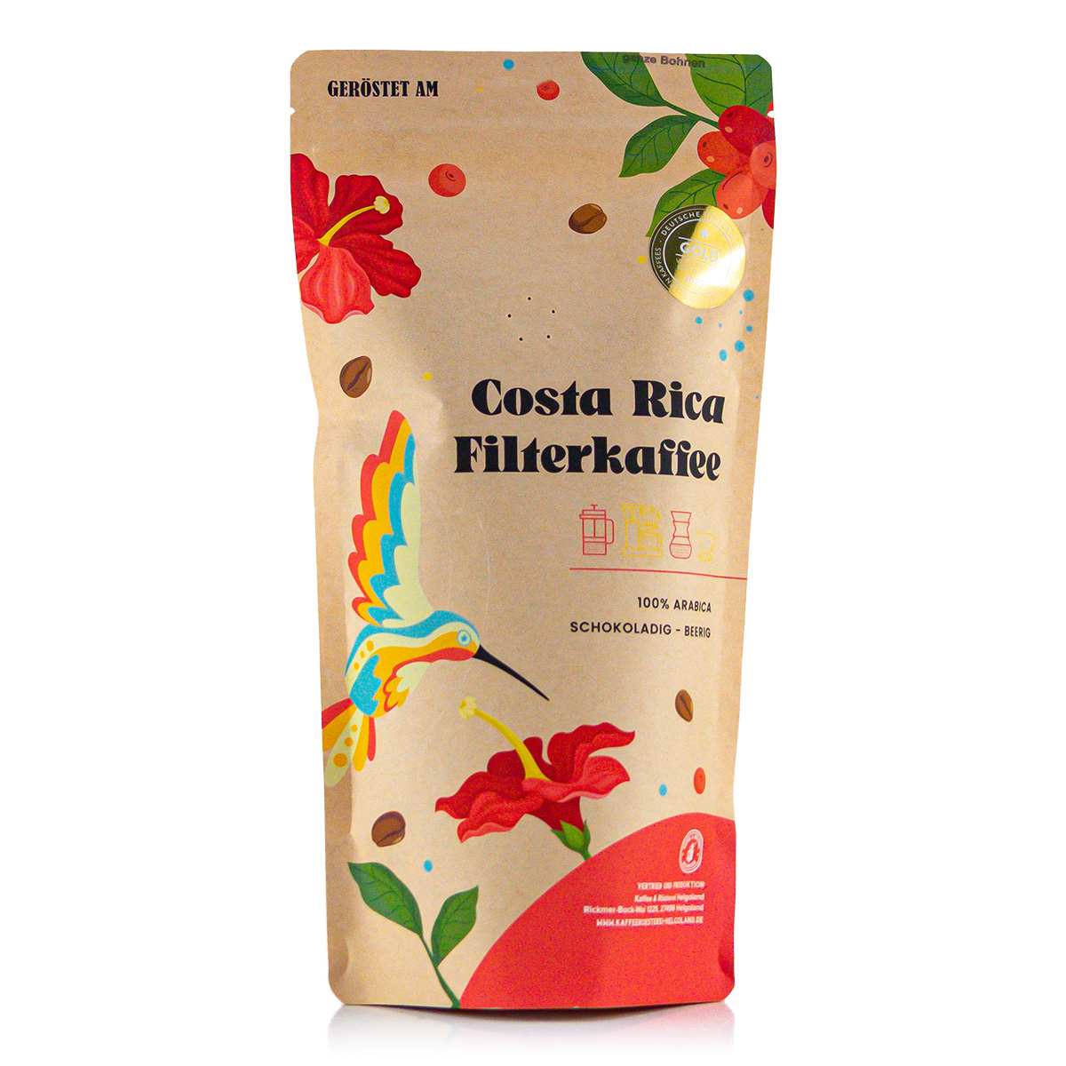 Helgoland Kaffeerösterrei, Espresso "Costa Rica" Bohnen 250g