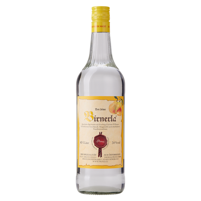 Prinz Birnerla 34%vol.  1 Liter Prinz Birnerla 34%vol.  1 Liter