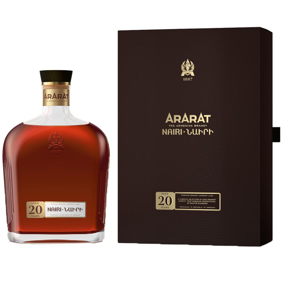 Ararat Nairi 20 Years Brandy 0,7 Liter 40%vol.