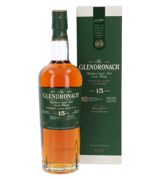 Glendronach 15 Jahre Sherry Cask Matured 46%vol. 0,7 Liter Glendronach 15 Jahre Sherry Cask Matured 46%vol. 0,7 Liter