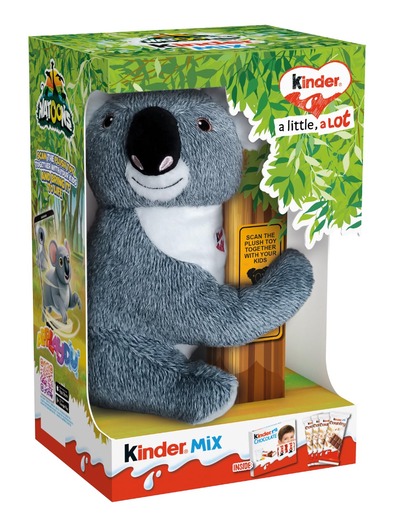 Kinder Mix mit Plüschtier 144g