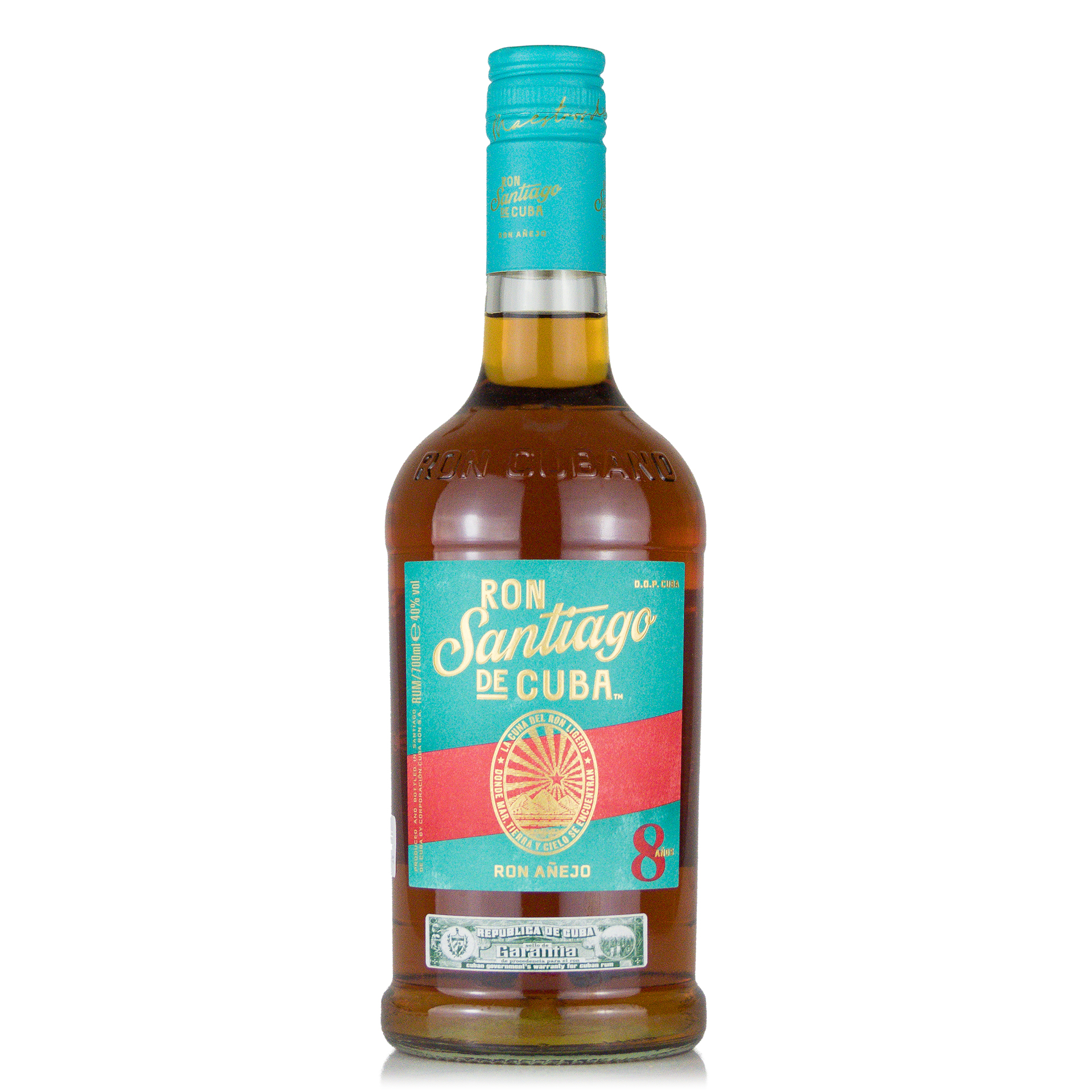 Santiago de Cuba Anejo 8 Jahre 40%vol. 0,7 Liter 