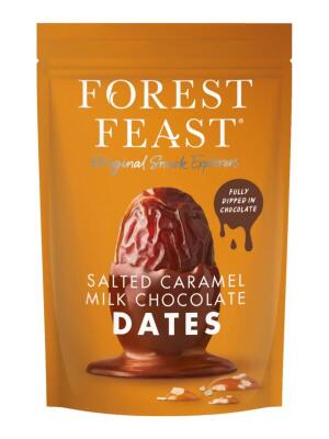 Forest Feast Milk Chocolate Salted Caramel Date 140g