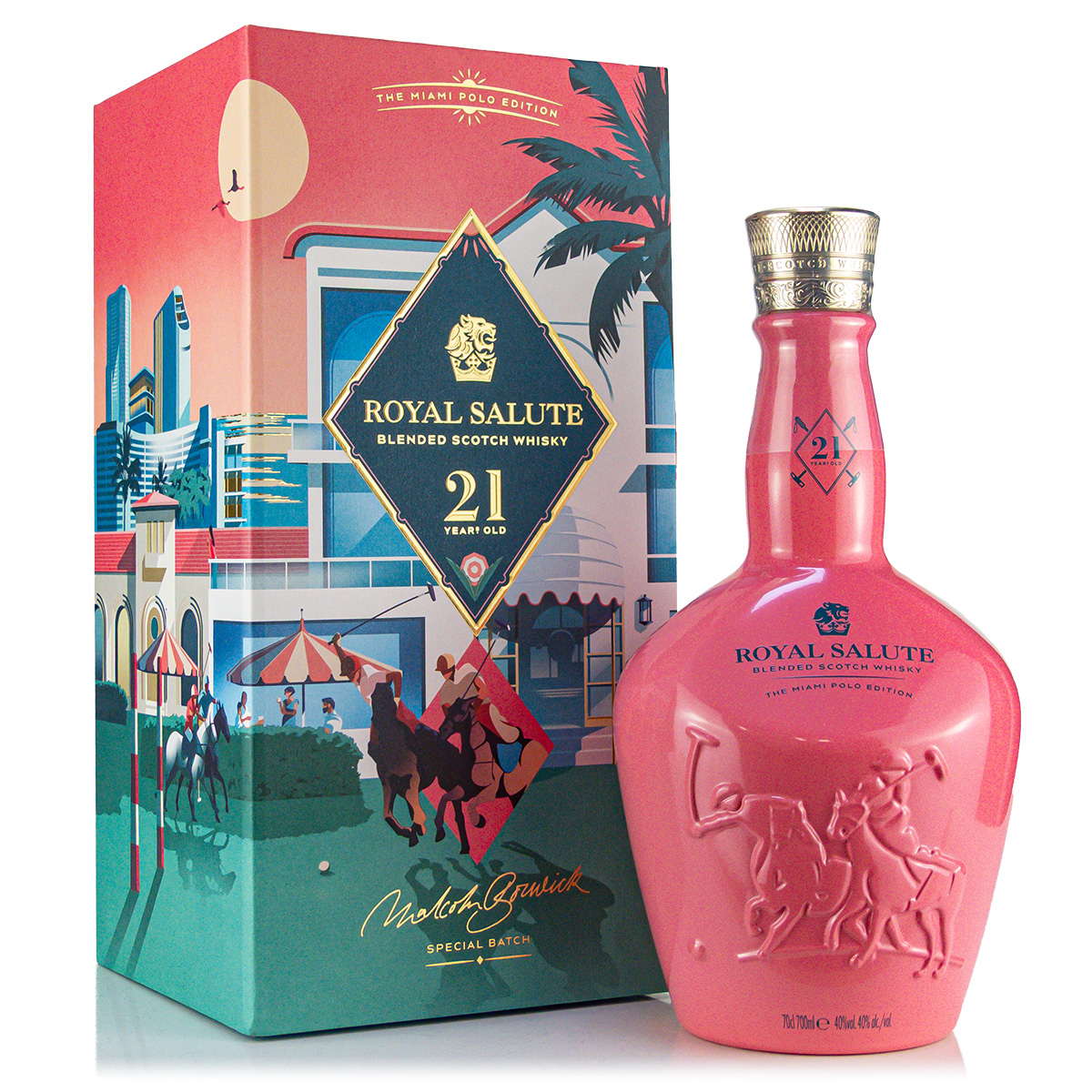 Chivas Royal Salute 21 Years Polo Miami 40%vol. 0,7 Liter