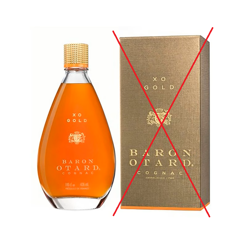 Baron Otard X.O. Gold 1 Liter 40%vol.