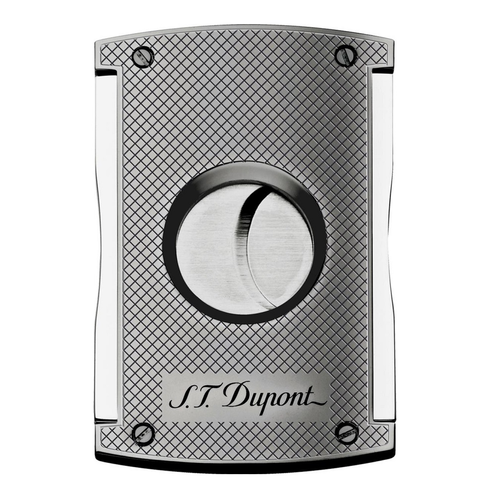 S.T. Dupont cigar cutter chrome/anthracite Diacut 21mm cut S.T. Dupont cigar cutter chrome/anthracite Diacut 21mm cut