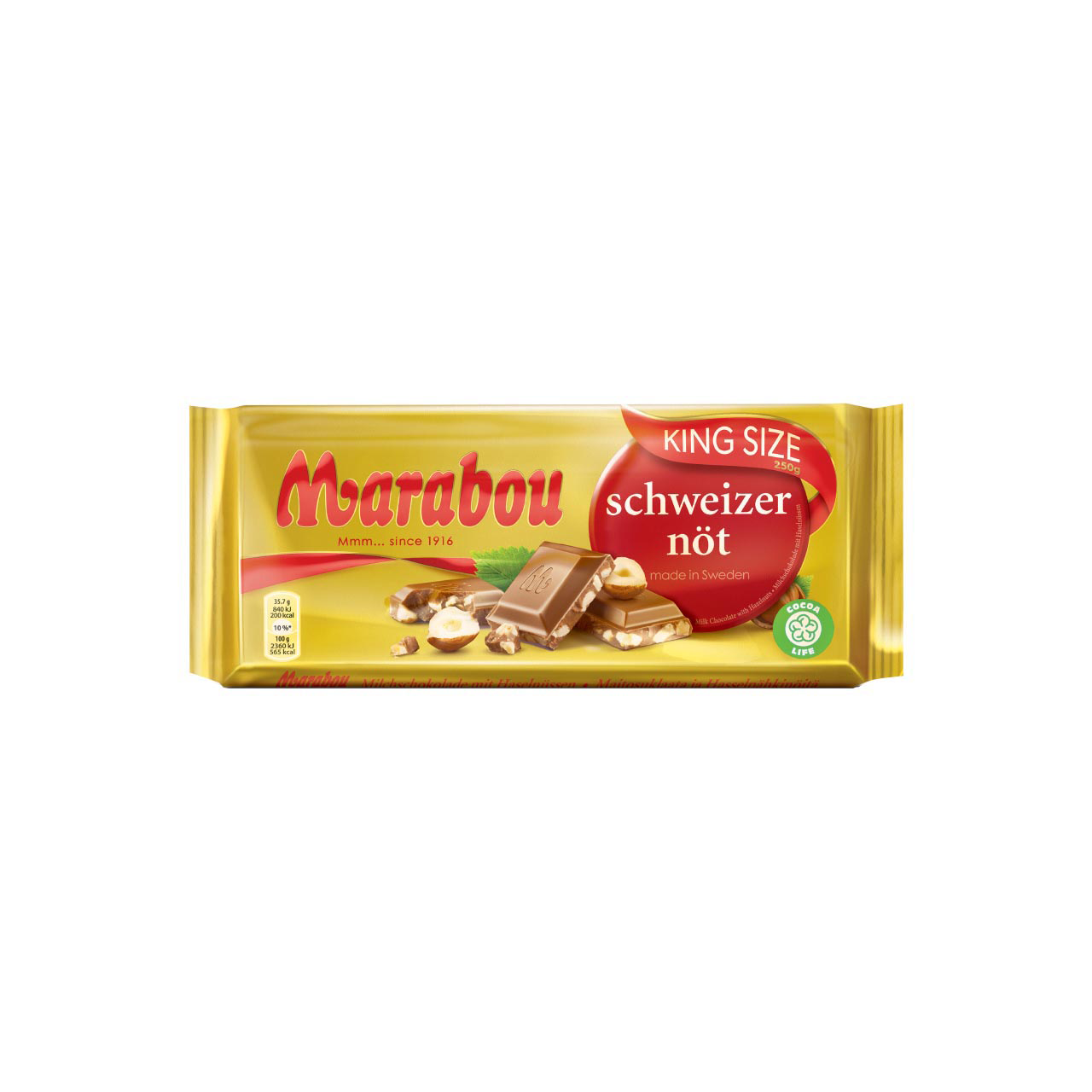 Marabou Nut Chocolate 220g Marabou Nut Chocolate 220g