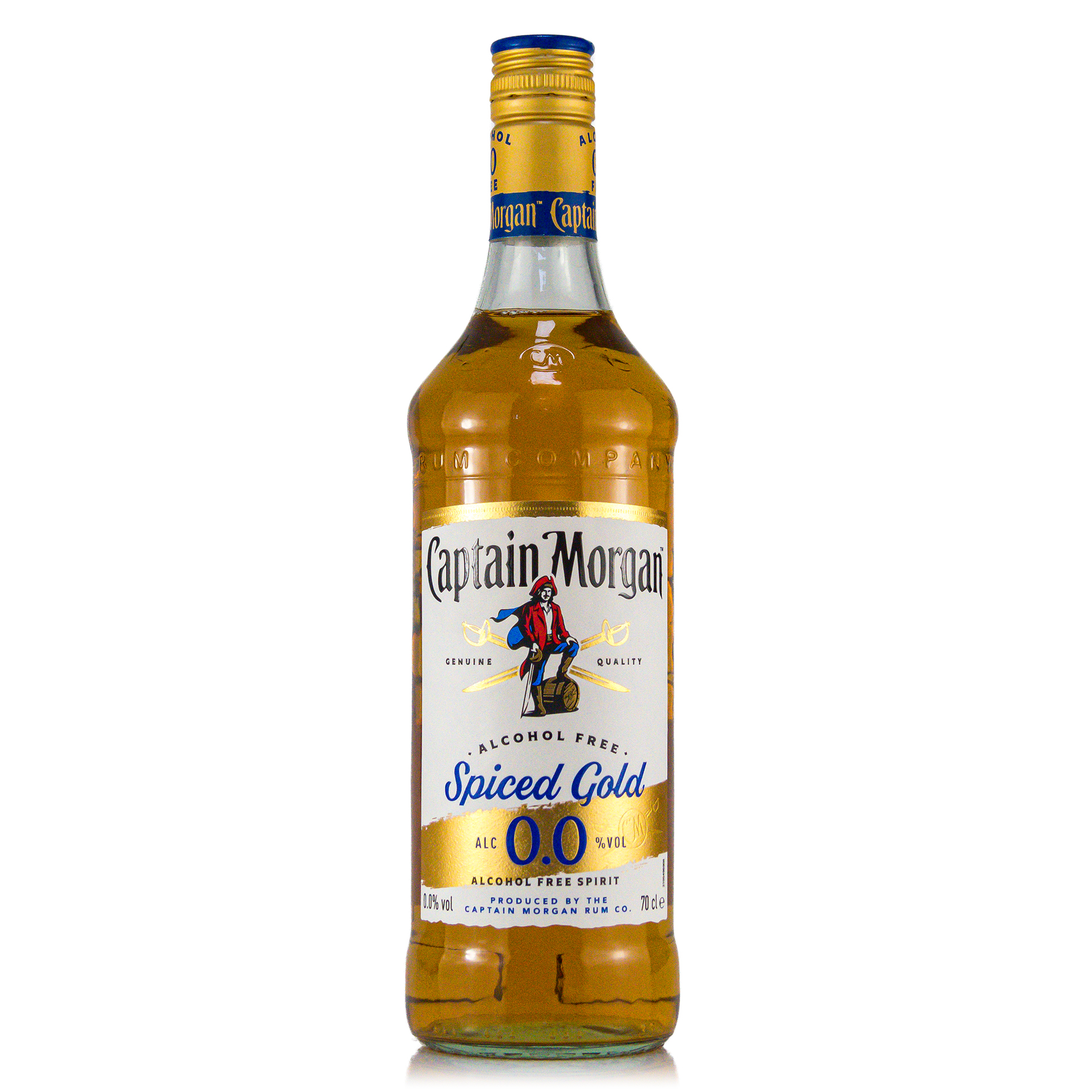 Captain Morgan Spiced Gold 0,0% non-alcoholic 0,7Liter Captain Morgan Spiced Gold 0,0% non-alcoholic 0,7Liter