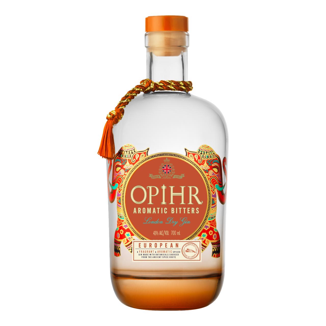 Opihr European Edition London Dry Gin 43%vol. 1 Liter