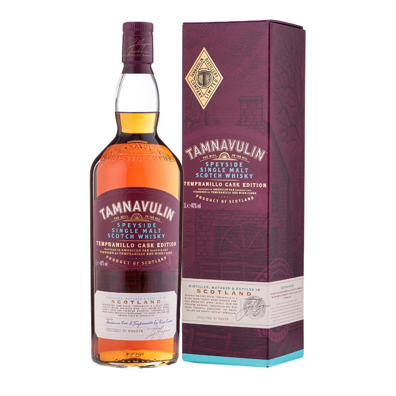 Tamnavulin Tempranillo Cask 40%vol. 1 Liter