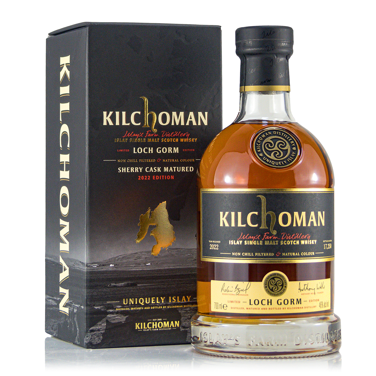 Kilchoman Loch Gorm 2022 Islay Vintage 46%vol. 0,7 Liter Kilchoman Loch Gorm 2022 Islay Vintage 46%vol. 0,7 Liter