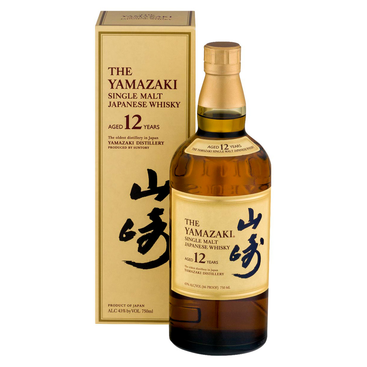 Yamazaki Tsukuriwake Mizunara 12 Jahre 43%vol. 0,7 Liter