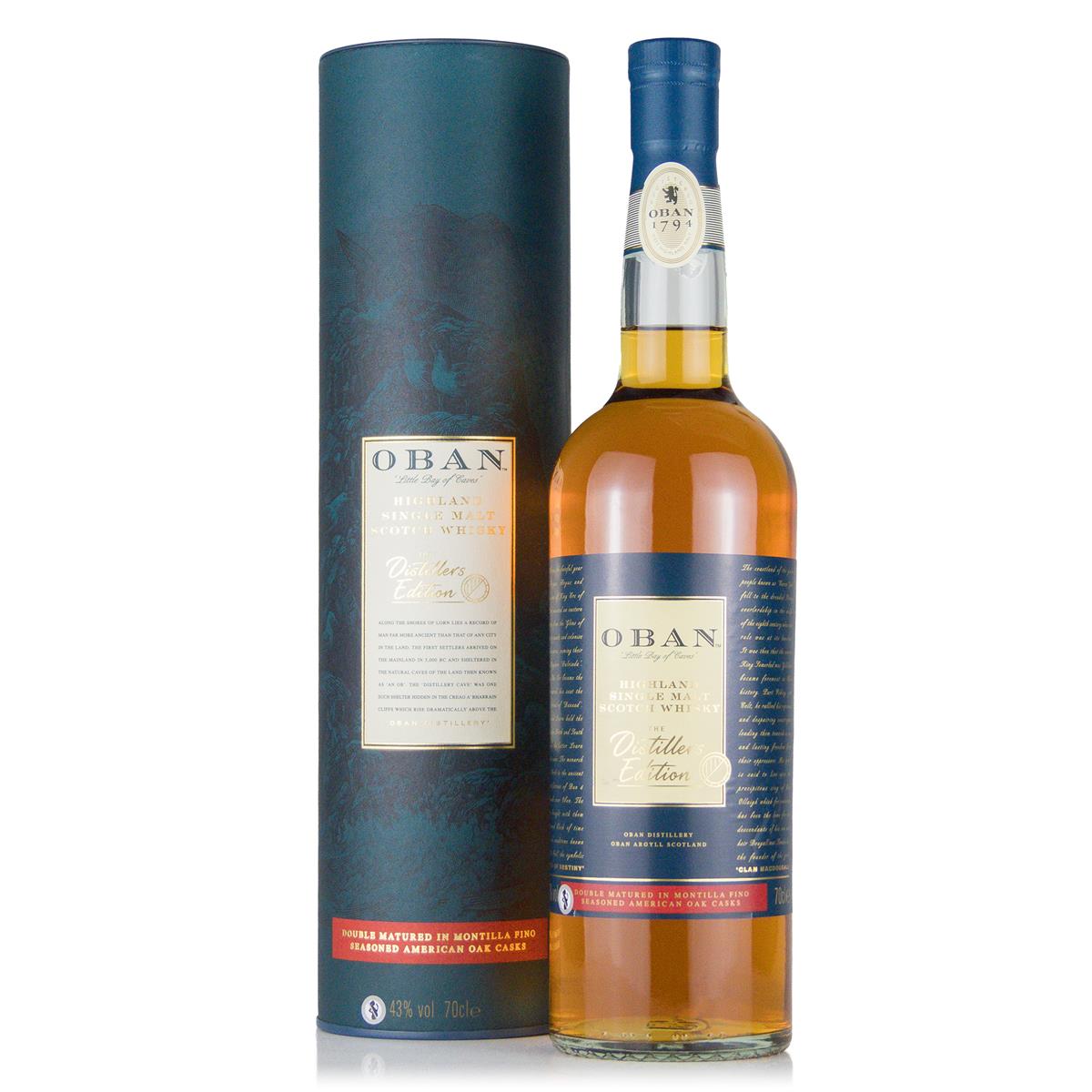 Oban Distillers Edition 2022 43%vol. 0,7 Liter Oban Distillers Edition 2022 43%vol. 0,7 Liter