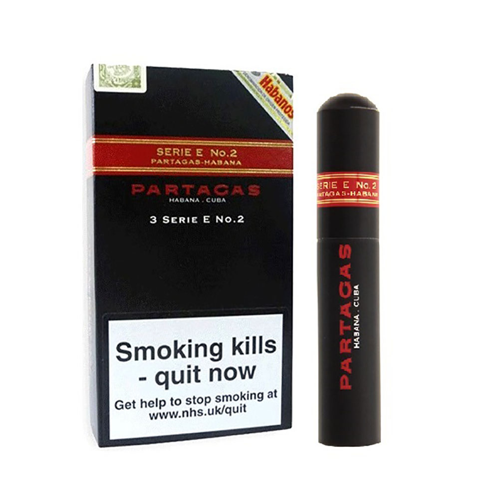 Partagas Serie E, No.2 Tubos 3 pcs Partagas Serie E, No.2 Tubos 3 pcs