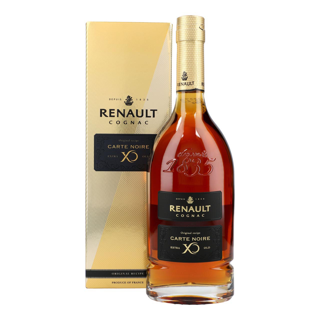 Renault Extra Old Carte Noire 1 Liter 40%vol. Renault Extra Old Carte Noire 1 Liter 40%vol.