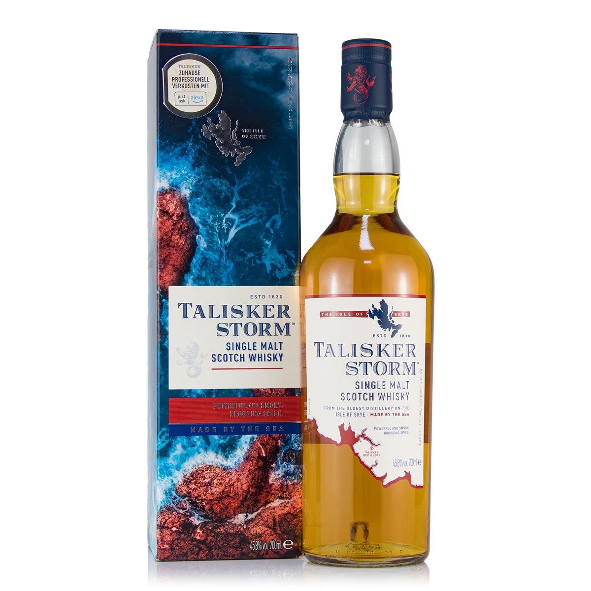Talisker Storm Single Malt 0,7 Liter 45,8%vol. Talisker Storm Single Malt 0,7 Liter 45,8%vol.