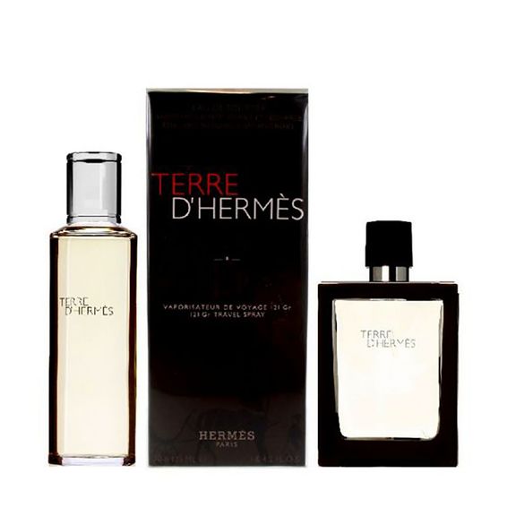 Hermes Terre d'Hermes Set Pure Parfum 30ml + 125ml Nachfüller (Refill)