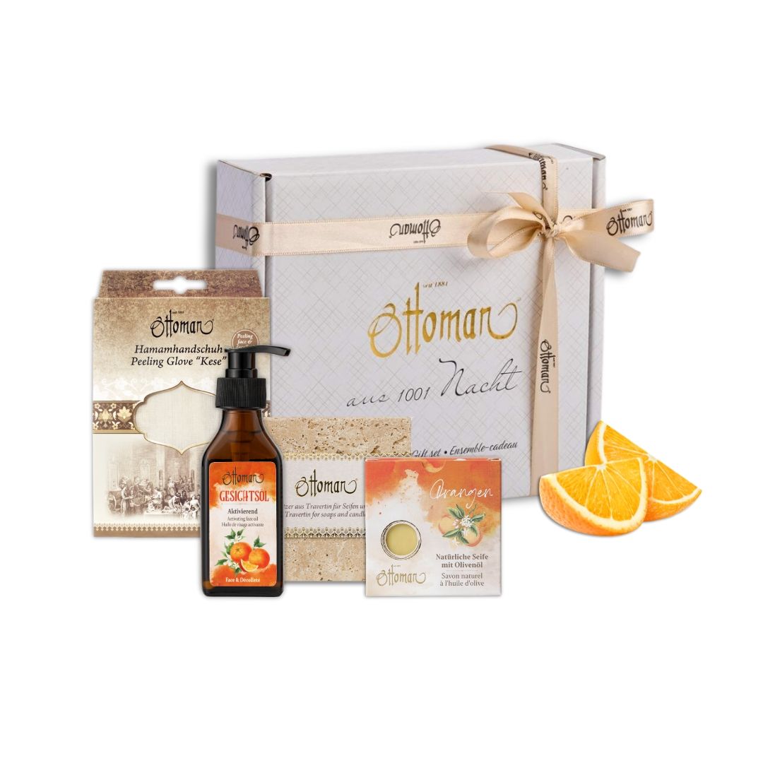 Ottoman Activation Set Orange – Relaxation & Care with Orange Blossom