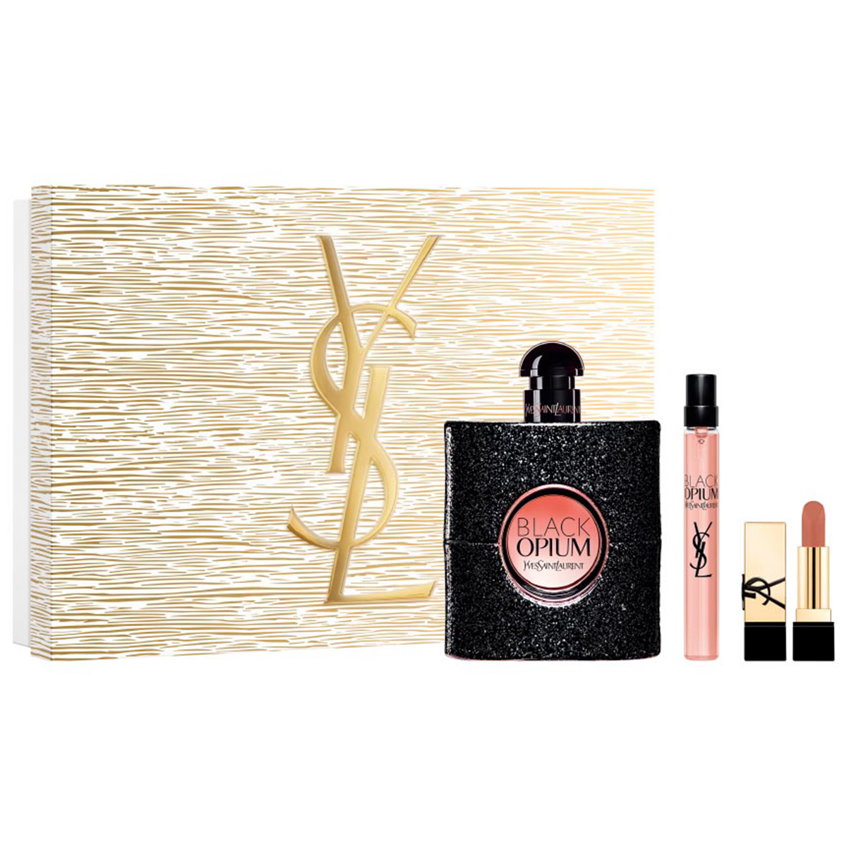 Yves Saint Laurent Black Opium Giftset EdP 90ml+10ml+Lipstick