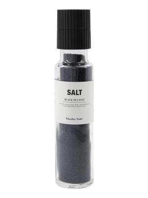 Nicolas Vahé Spice Mill Black Sea Salt with Activated Charcoal 320 g
