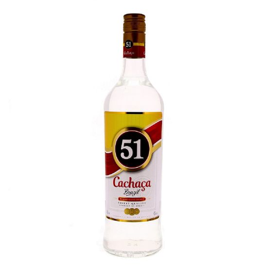 Cachaca 51 Zuckerrohr-Schnaps 1 Liter 40%vol.