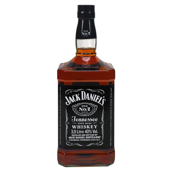 Jack Daniels 3 liter bottle 40% vol.