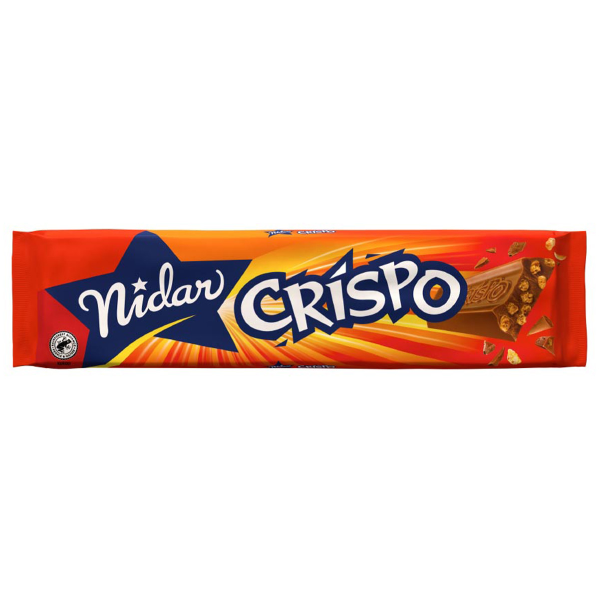Crispo Norwegische Milchschokolade mit Reis Crispies 155g
