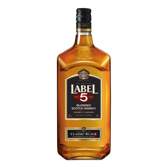 LABEL 5 Blended Scotch 40%vol. 1 Liter 